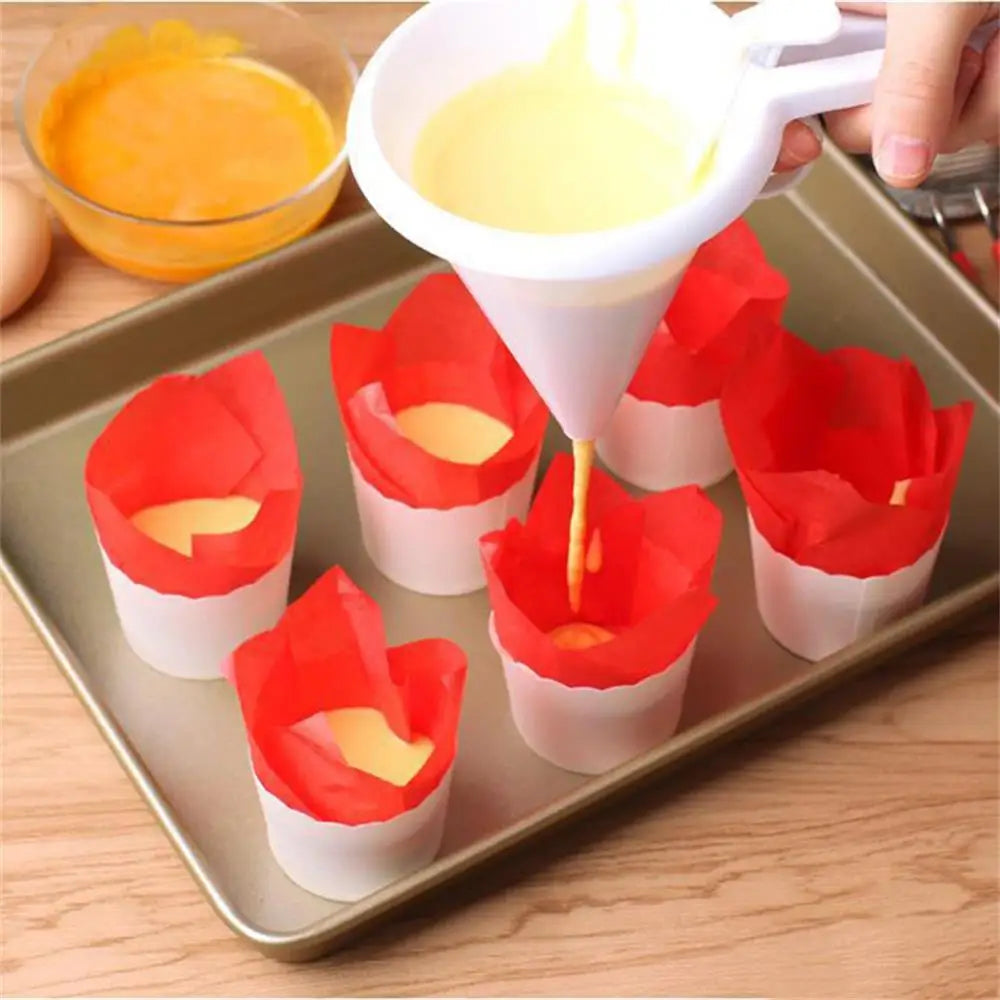 Pancake & Cupcake Batter Dispenser – No-Drip Baking Tool for Perfect Pancakes Every Time